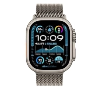49mm natural titanium milanese loop - small