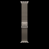 49mm natural titanium milanese loop - medium