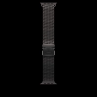 49mm black titanium milanese loop - small