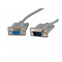 Cable de extensión startech.com - 3 m, vga (d-sub), vga (d-sub), macho/hembra, gris