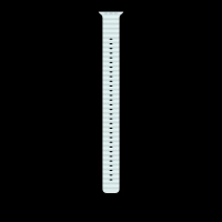 49mm ice blue ocean band extension - black titanium finish