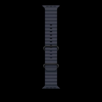 49mm navy ocean band - black titanium finish