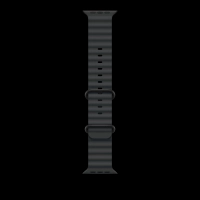 49mm black ocean band - black titanium finish