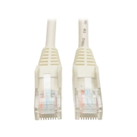 Cable ethernet (utp) tripp-lite n001-003-wh - moldeado snagless cat5e 350 mhz (rj45 m/m), poe - blanco, 1.52 m 3 pies