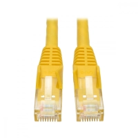 Cable ethernet - tripp lite, modelo n201-001-yw, cables premium para aplicaciones categoría 6, categoría 5e y categoría 5