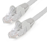 Startech.com cable de 10m cat6 ethernet - lszh - cable de red rj45 utp de 10gb 650mhz - poe de 100w - sin enganche etl - gris - cable for dispositivo de red, tarjeta de red, servidor, router, nas, dispositivo voip, dispositivo compatible con poe, workstation, portátil, iptv, cámara de seguridad - 10gbits - cable de conexión - oro contacto chapado - lszh - 24 awg - gris