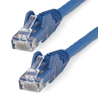 Cable de 7m cat6 ethernet - lszh - cable de red rj45 utp de 10gb 650mhz - poe de 100w - sin enganche etl - azul - startech.com mod. n6lpatch7mbl