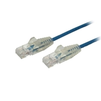 Startech.com cable de 1.8m de red ethernet cat6 delgado sin enganches - cable de red snagless - azul - cable for dispositivo de red - cable de conexión - oro conector chapado - lszh - 28 awg - azul