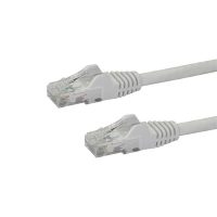 Startech.com cable de red de 0.5m blanco cat6 utp ethernet gigabit rj45 sin enganches - cable for dispositivo de red - 6gbits - cable de conexión - oro contacto chapado - 24 awg - blanco