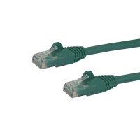 Startech.com cable de red de 4.2m verde cat6 utp ethernet gigabit rj45 sin enganches - cable for dispositivo de red, workstation, hub, enchufe de pared, base de conexión, computadora de escritorio, panel de distribución, teléfono ip - 10gbits - cable de conexión - oro conector chapado - cmg - 24 awg - verde