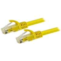 Startech.com cable de red de 4.2m amarillo cat6 utp ethernet gigabit rj45 sin enganches - cable for dispositivo de red, portátil, base de conexión, workstation, computadora de escritorio, hub, panel de distribución, enchufe de pared, teléfono ip - 10gbits - cable de conexión - oro conector chapado - cmg - 24 awg - amarillo