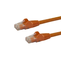 Startech.com cable de red de 30cm naranja cat6 utp ethernet gigabit rj45 sin enganches - cable for dispositivo de red, workstation, hub - 10gbits - cable de conexión - oro conector chapado - cmg - 24 awg - naranja