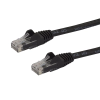 Cable de 1.8m de red cat6 utp ethernet gigabit rj45 sin enganches - negro - startech.com mod. n6patch6bk