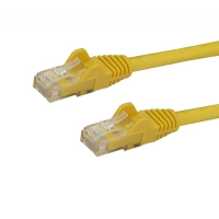Startech.com cable de red de 1.8m amarillo cat6 utp ethernet gigabit rj45 sin enganches - cable for dispositivo de red, workstation, hub, portátil, base de conexión, computadora de escritorio, panel de distribución, teléfono ip, enchufe de pared - 10gbits - cable de conexión - admite hasta3840 x 2160 - oro conector chapado - cmg - 24 awg - amarillo