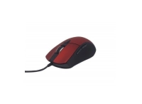 Mouse naceb technology na-0115r - rojo, 6 botones, alámbrico, óptico, 800 - 2400 dpi