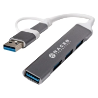 Naceb hub usb-c/a a 4 puertos 1*usb 3.0 - 3*usb2.0 na-0124