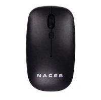 Naceb mouse slim negro inal 2.4g na-0136n