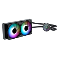 Sistema de enfriamiento liquido 2 ventiladores argb  glaciar 240