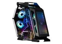Gabinete naceb (na-0641) gamer olympian, m-atx, itx, cristal templado / lateral, frontal y superior