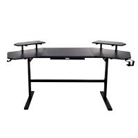 Escritorio gamer fibra de carbón (na-0648) - escritorio xl, fibra de carbono, color negro modelo: na-0648