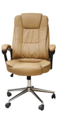Silla ejecutiva naceb technology cafe na-0930c - ejecutiva, asiento acolchado, café, vinipiel