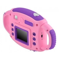 Camara digital infantil necnon (ncd-kidscam-rs)8mp,resiste impactos,rosa/morado.