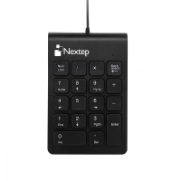 Teclado numerico nextep alambrico usb 18 teclas