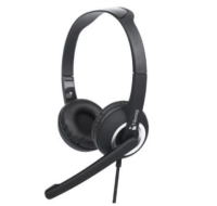 Diadema nextep ne-425 con micrófono conexión usb color negro 40mm diámetro bocina cable 2m