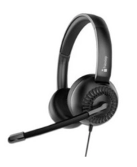 Diadema nextep ne-426 con micrófono conexión usb/3.5mm color negro 40mm diámetro bocina cable 2.6m