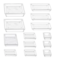 Juego de 13 organizadores para cajón nextep transparente pet