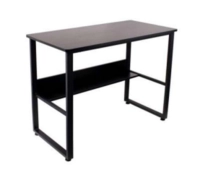 Escritorio ejecutivo nextep para hogar/oficina base metálica 100x50cm