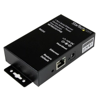 Startech.com servidor de dispositivos serie de 1 puerto rs232 con power over ethernet poe - conversor serial a red ip - par trenzado - 1 x red (rj-45) - 1 x puerto serial - 10100base-tx - fast ethernet - montaje en pared