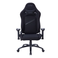Silla gamer xpg nexus, tela antimanchas, reclinable 155°, repelente al agua, soporte lumbar integrado, piston de gas c4, soporta 125 kg, color negro