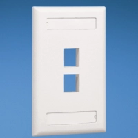Conector 2 puertos panduit nk2fiwy - color blanco