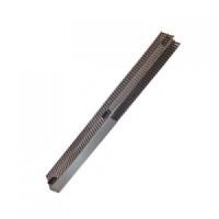 Organizador de cables vertical doble para rack de 7 ducto 4x4 color negro texturizado