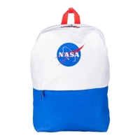 Backpack nasa nsb22320-1 marca techzone laptop backpack 15.6 pulgadas en poliester - color azul con blanco y bolsas laterales
