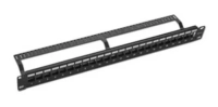 Patch panel (blank) nitrotel 24 puertos, metalico(ntbp24up) vacio