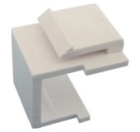 Inserto ciego nitrotel p/patch panel (ntkiblwh) blanco, bolsa con 10 piezas