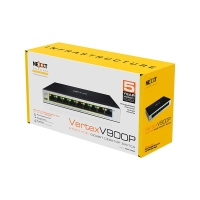 Switch nexxt modelo nw235nxt04 escritorio professional poe+ gigabit de 9 puertos 101001000 - 60