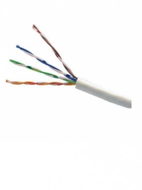 Bobina de cable saxxon outp5ecca305bc - 305 m, cat5e, blanco, cableado por utp, interior