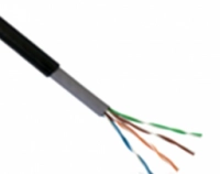 Saxxon outp5eccaext - cable utp cca / categoria 5e / color negro / exterior / 305 mts / 4 pares / doble forro/