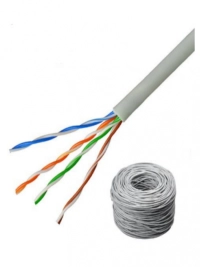 Saxxon outp5ecop305bc - bobina de cable utp cat5e 100% cobre 305 metros bobinado reelex color blanco uso interior 4 pares soporta pruebas de rendimiento ideal para cableado de redes y video