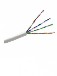 Cable utp saxxon 100 cobre / categoria 6 / color blanco / interior / 305 mts / 4 pares / fluke test / cert iso9001 / ul 444 / rohs/