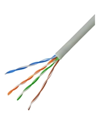 Saxxon outpcat5e - bobina de cable utp cat5e 100% cobre 305 metros bobinado reelex color gris uso interior 4 pares soporta pruebas de rendimiento ideal para cableado de redes y video