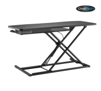 Estación de trabajo de pie y sentado ovaltech ovdesk-950mm de 950x400mm