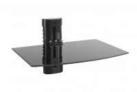 Repisa flotante estante en vidrio templado ovrep-291 ovaltech de 36 cm