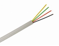 Saxxon owa4305jf- cable de alarma de 4 conductores cca calibre 22 awg 305 metros retardante a la flama recomendable para control de acceso videoportero audio