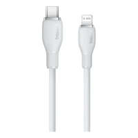 Cable de carga rpida baseus, tipo c a lightning iphone, cable de carga 20w, 2,22 a, 2 m, color blanco