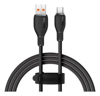 Cable de carga rpida baseus, usb-a a tipo c , cable de carga 100 w 6 a 1,2 m - negro