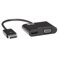 Adaptador displayport  tripp-lite  p136-06n-hv-v2 - displayport, vga/hdm, negro